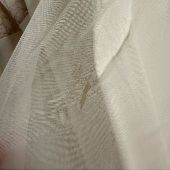 Vintage Cream Nightgown Dress With Lace Detail Size XL - Picture 8 of 9